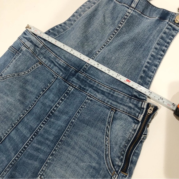 ‼️SOLD‼️Madewell Skinny Overall Raw Hem G1205 Large - Picture 8 of 9